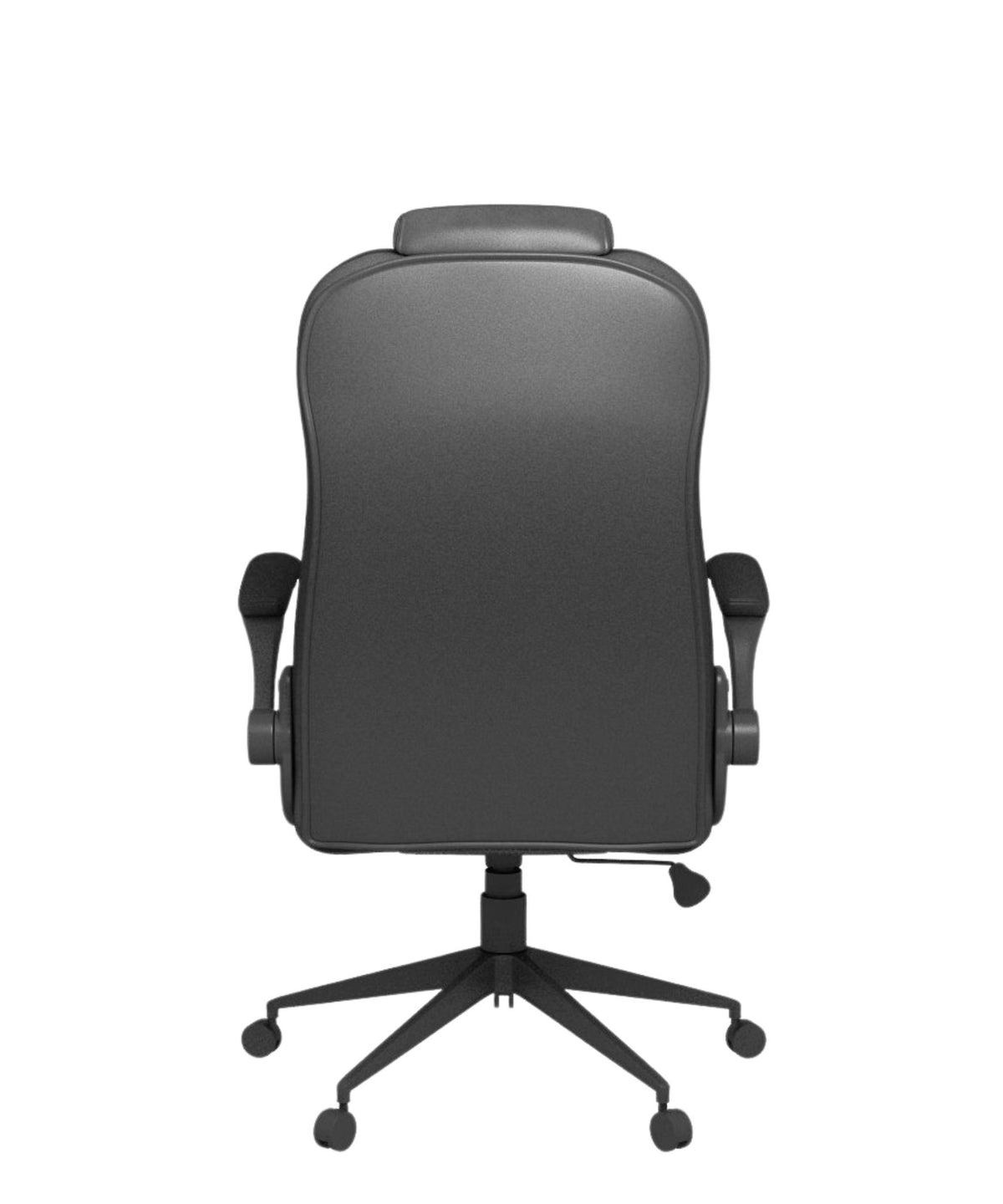 Executive High Back Caressoftplus Vinyl Flip Arm Chair - Interstate Furniture Distributors