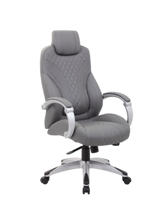 Boss Hinged Arm Executive Chair With Synchro-Tilt - Interstate Furniture Distributors