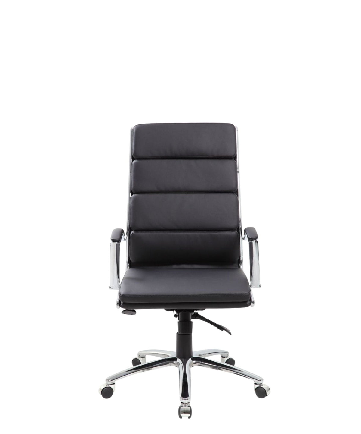Executive Caressoftplus Vinyl Chair with Metal Chrome Finish - Interstate Furniture Distributors