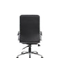 Executive Caressoftplus Vinyl Chair with Metal Chrome Finish - Interstate Furniture Distributors