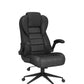 Executive High Back Caressoftplus Vinyl Flip Arm Chair - Interstate Furniture Distributors