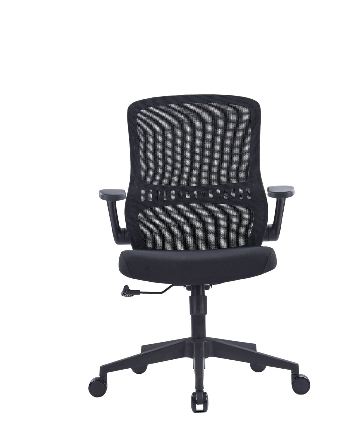 Flip Arm Mid Back Mesh Task Chair - 2 Chairs - Interstate Furniture Distributors