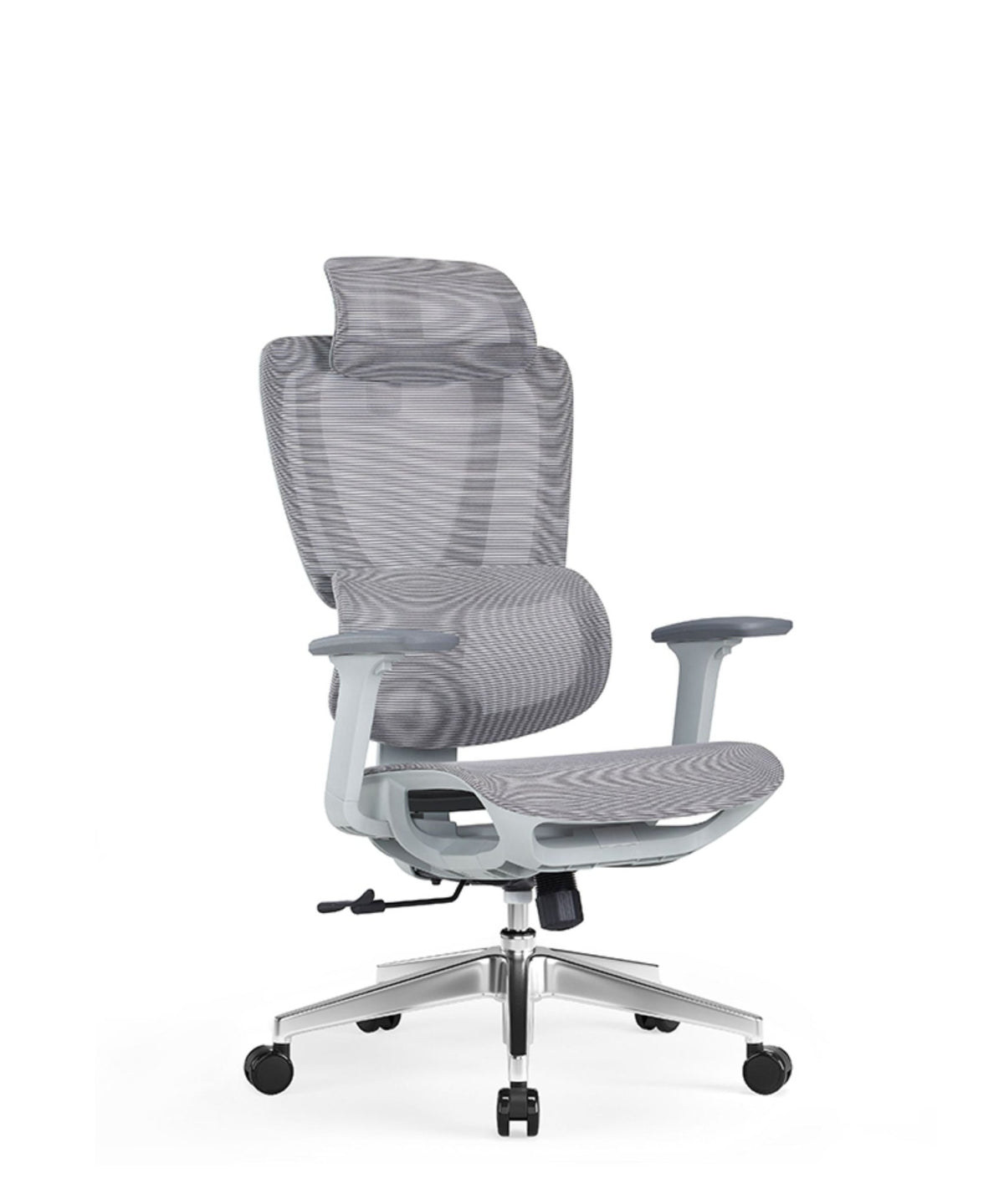 Grey Headrest Mesh Back & Seat Executive Chair - Interstate Furniture Distributors