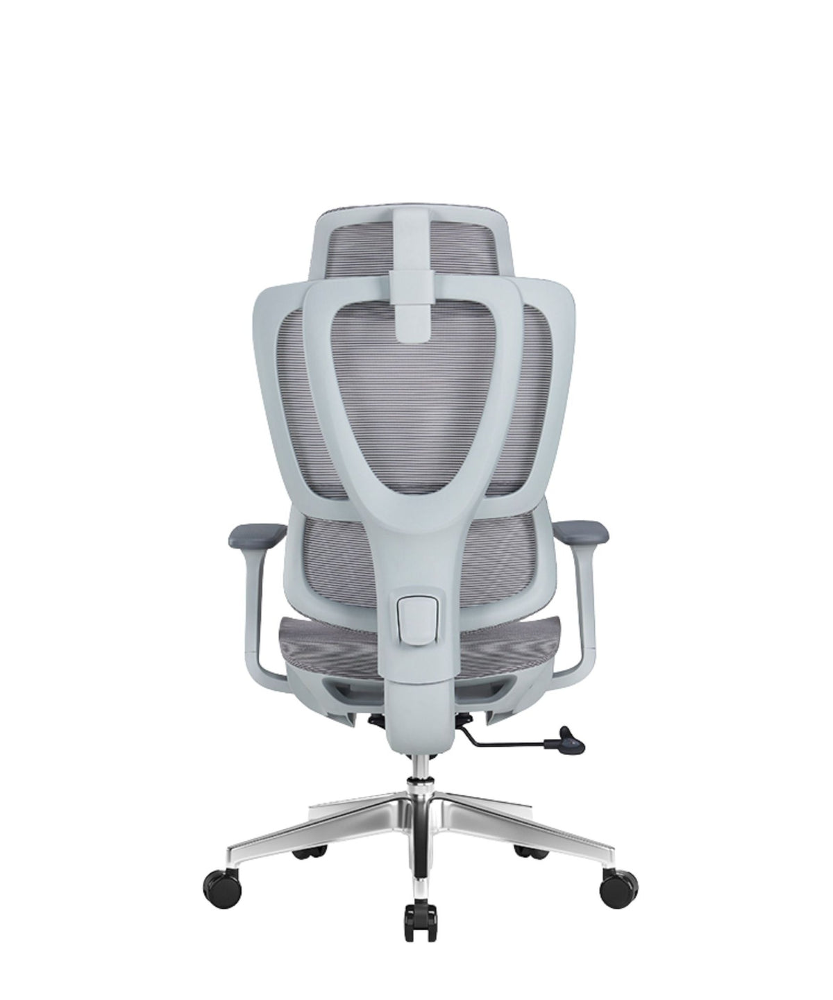 Grey Headrest Mesh Back & Seat Executive Chair - Interstate Furniture Distributors