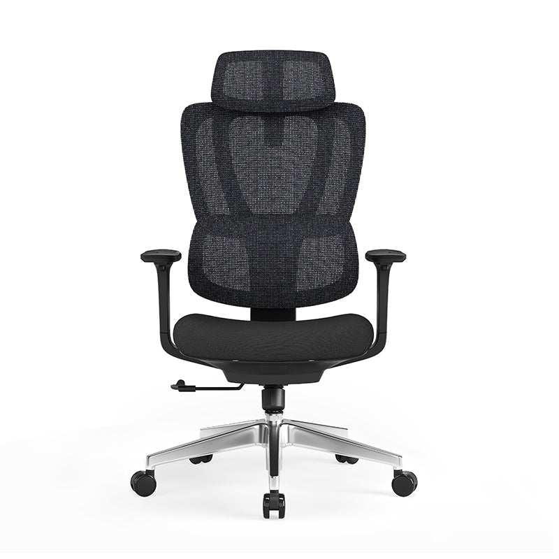 Headrest Mesh Back & Fabric Seat Executive Chair - Interstate Furniture Distributors