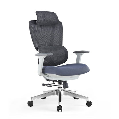 Headrest Mesh Back & Fabric Seat Executive Chair - Interstate Furniture Distributors