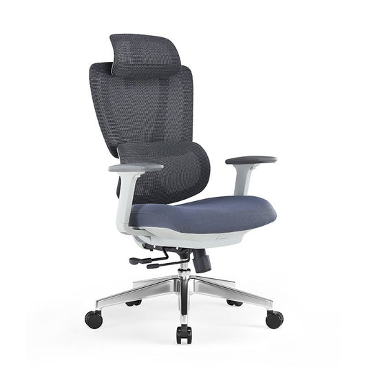 Headrest Mesh Back & Fabric Seat Executive Chair - Interstate Furniture Distributors