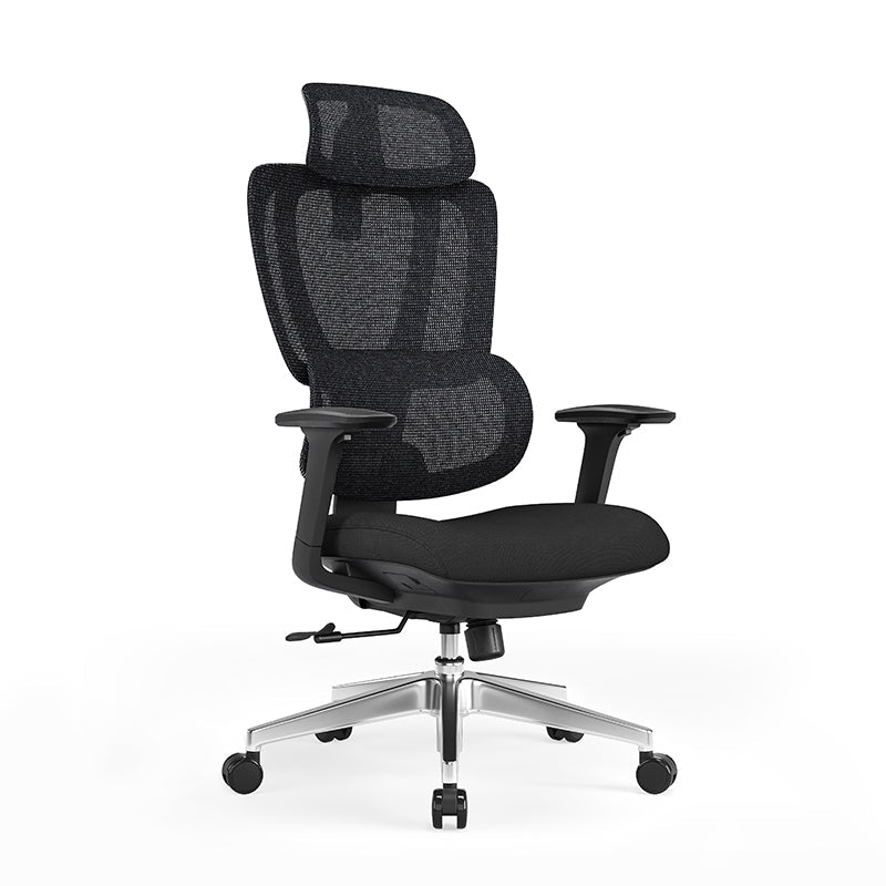 Headrest Mesh Back & Fabric Seat Executive Chair - Interstate Furniture Distributors