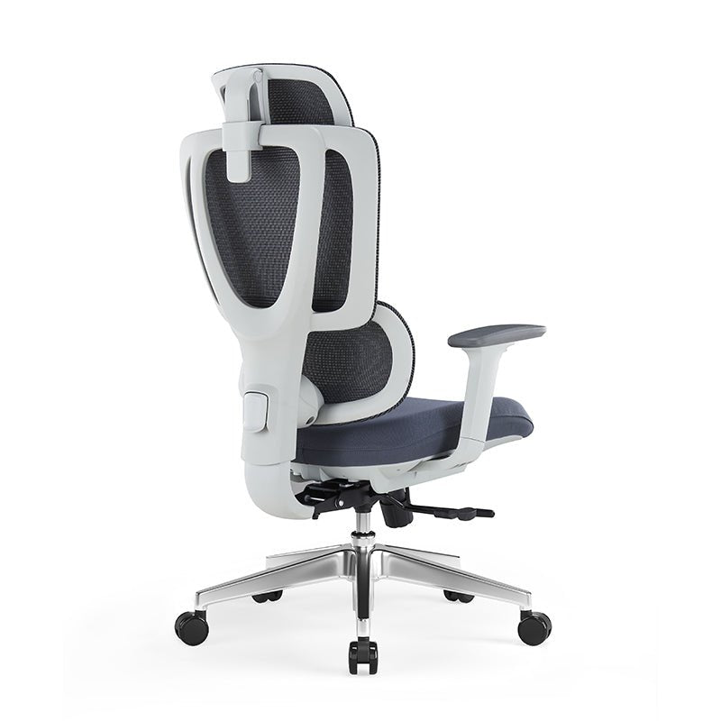 Headrest Mesh Back & Fabric Seat Executive Chair - Interstate Furniture Distributors