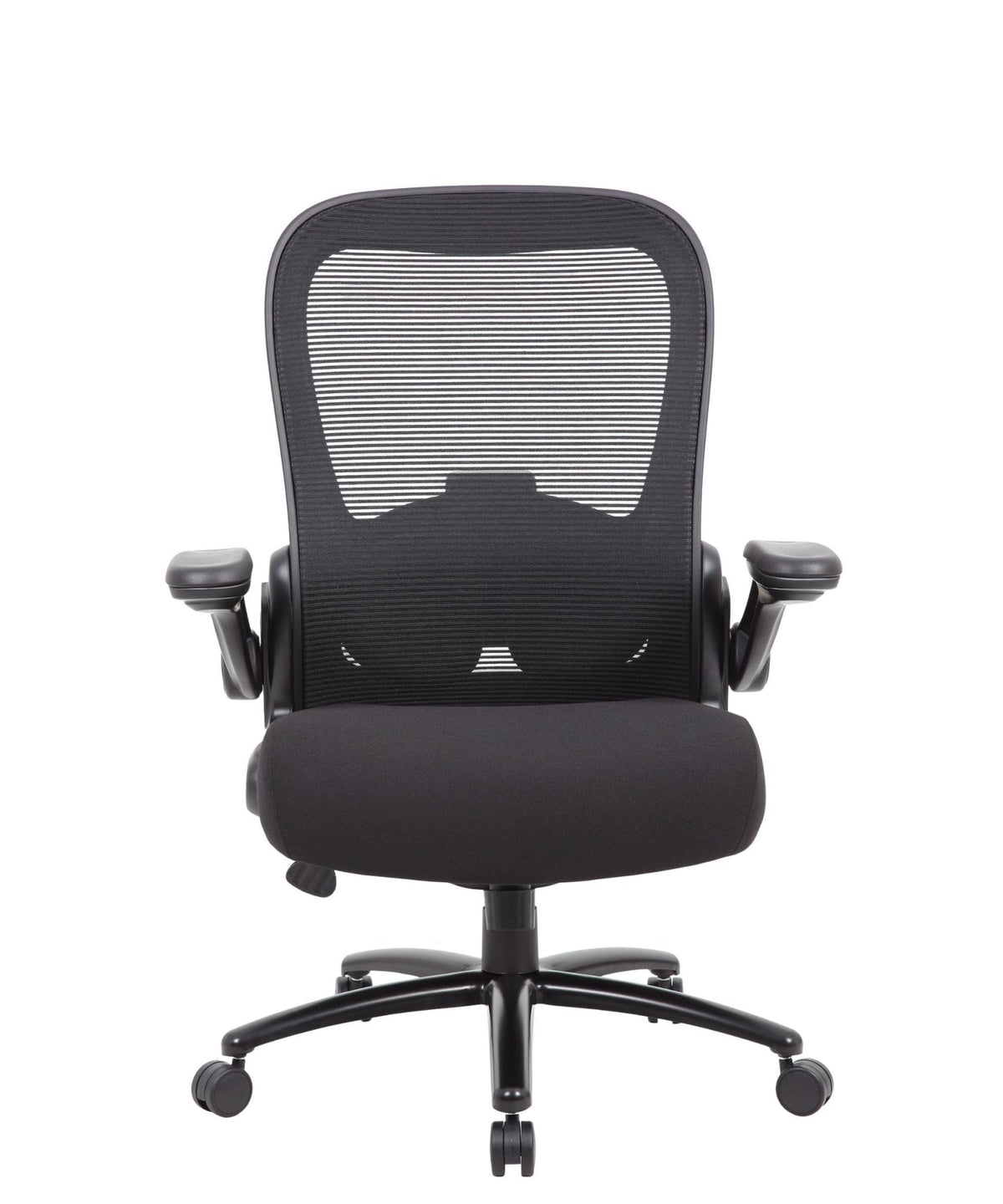Heavy Duty Flip Arm Mesh Task Chair - Interstate Furniture Distributors