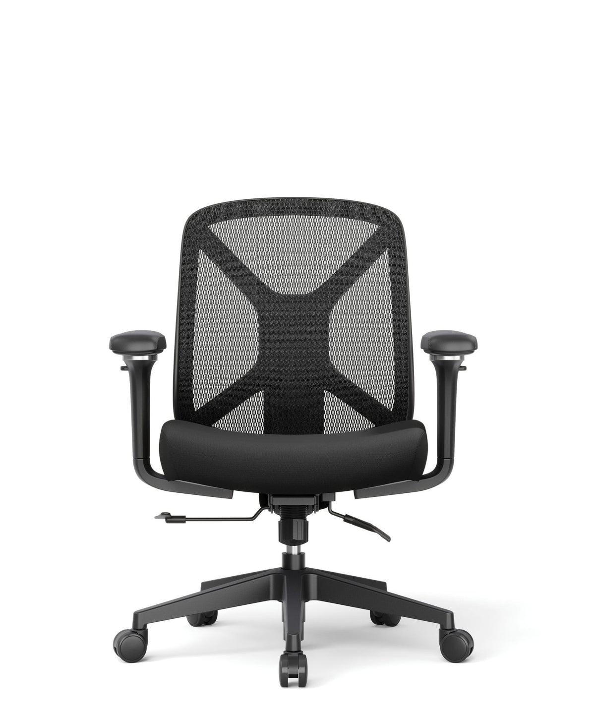 Heavy Duty Mid Back Mesh Task Chair W/Adjustable Lumbar - Interstate Furniture Distributors