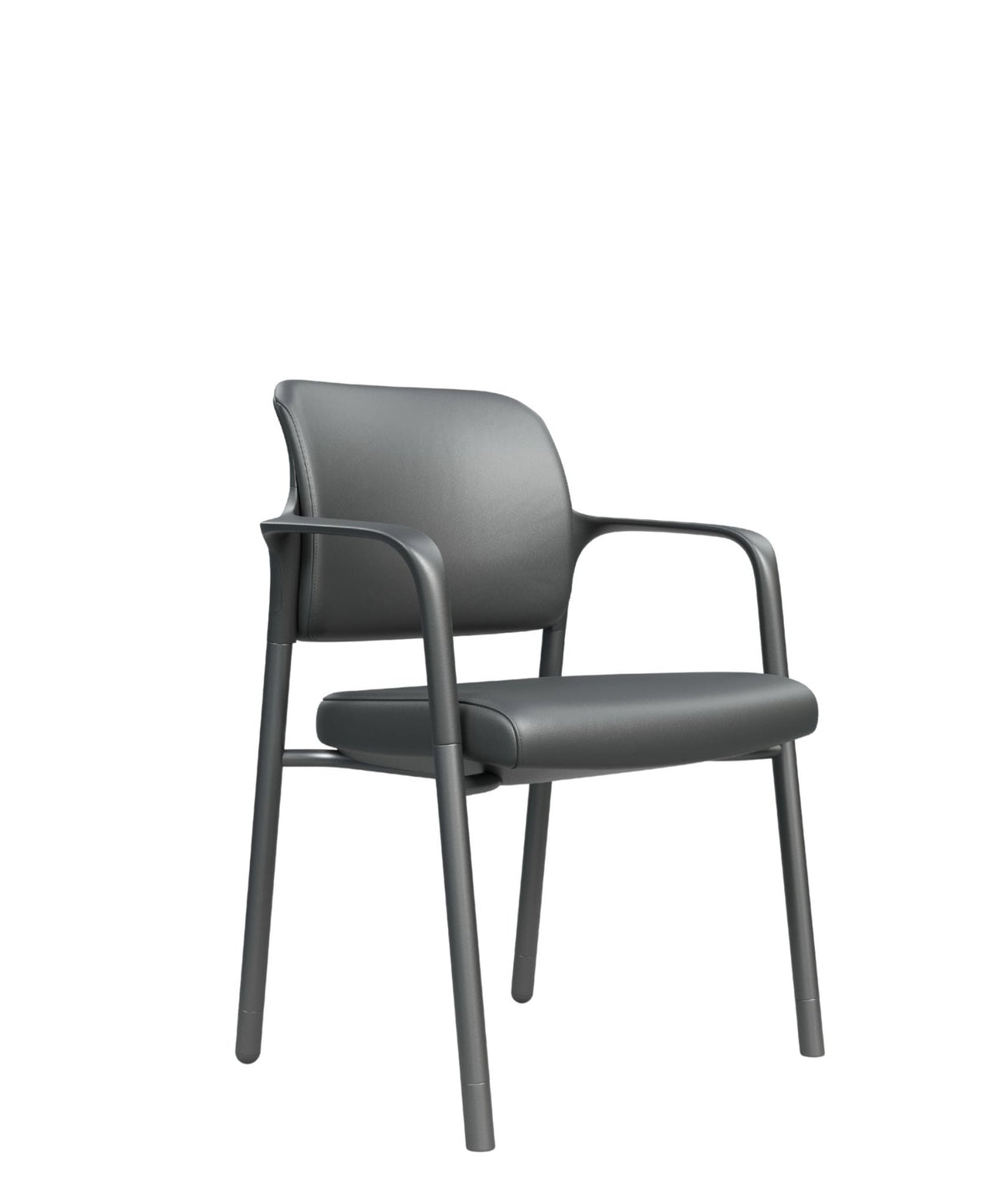 Heavy Duty Vinyl Back & Seat Guest Chair (2 per box) - Interstate Furniture Distributors
