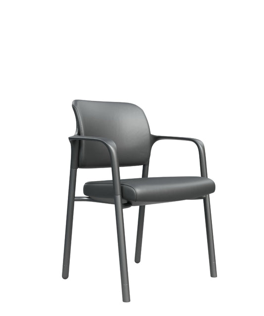 Heavy Duty Vinyl Back & Seat Guest Chair (2 per box) - Interstate Furniture Distributors