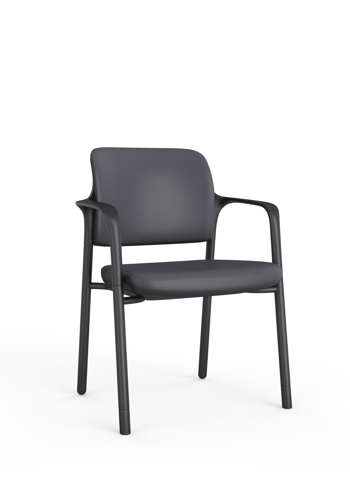 Heavy Duty Vinyl Back & Seat Guest Chair (2 per box) - Interstate Furniture Distributors