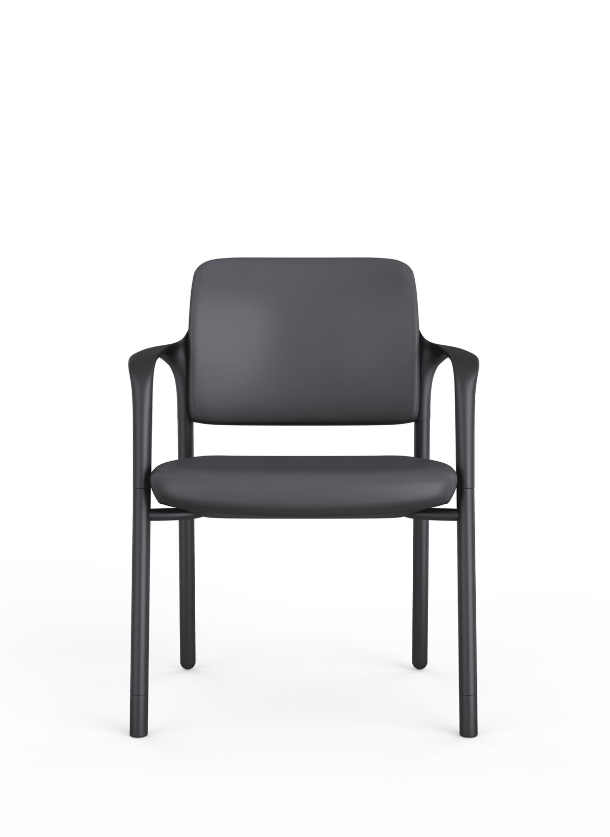 Heavy Duty Vinyl Back & Seat Guest Chair (2 per box) - Interstate Furniture Distributors