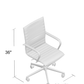 Hospitality Task Chair with Fixed Chrome Arms - Interstate Furniture Distributors