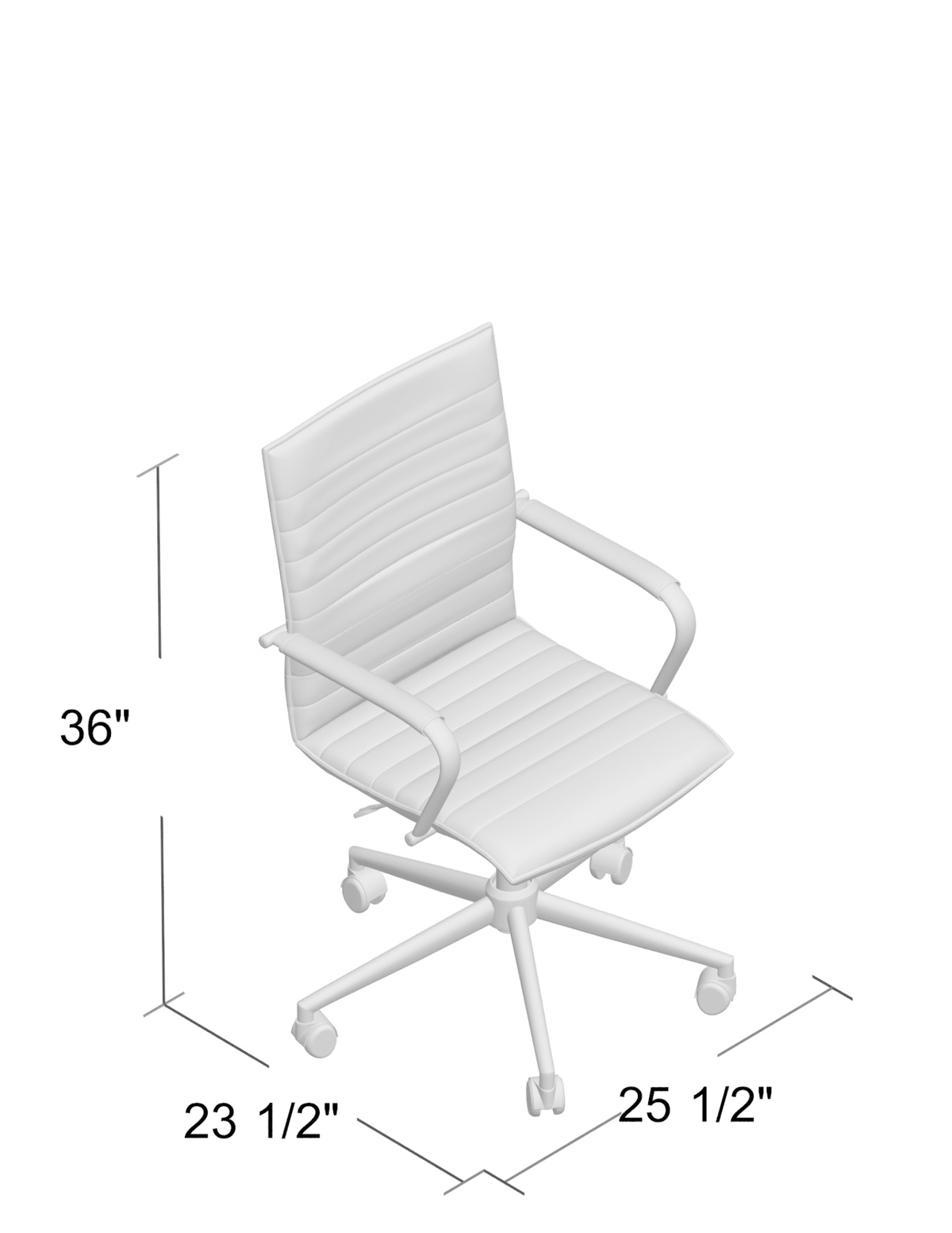 Hospitality Task Chair with Fixed Chrome Arms - Interstate Furniture Distributors