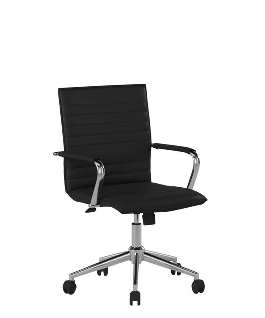 Hospitality Task Chair with Fixed Chrome Arms - Interstate Furniture Distributors