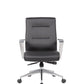 Modern Conference Chair with Aluminum Arm & Base - Interstate Furniture Distributors
