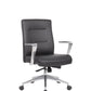 Modern Conference Chair with Aluminum Arm & Base - Interstate Furniture Distributors