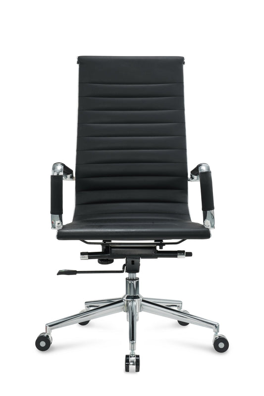 Ribbed Back Conference Chair (2 Per Box) - Interstate Furniture Distributors